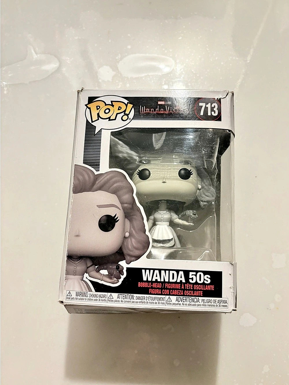 Funko Wanda 50s #713 Marvel Pop! Vinyl Figure Pink & White